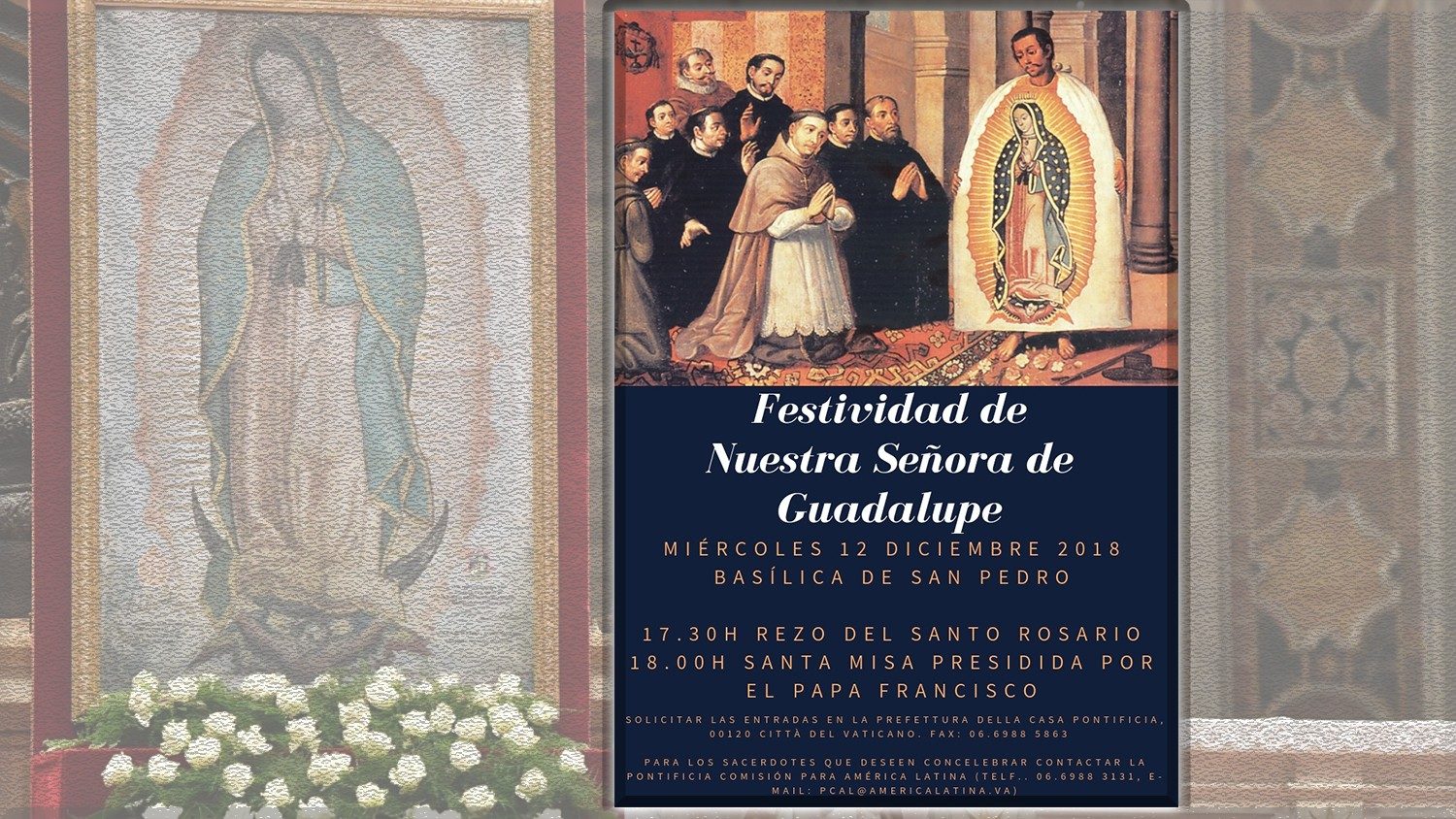 12 De Diciembre Santa Misa En La Festividad De Nuestra Señora De